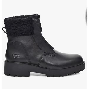 NWT UGG black leather boots